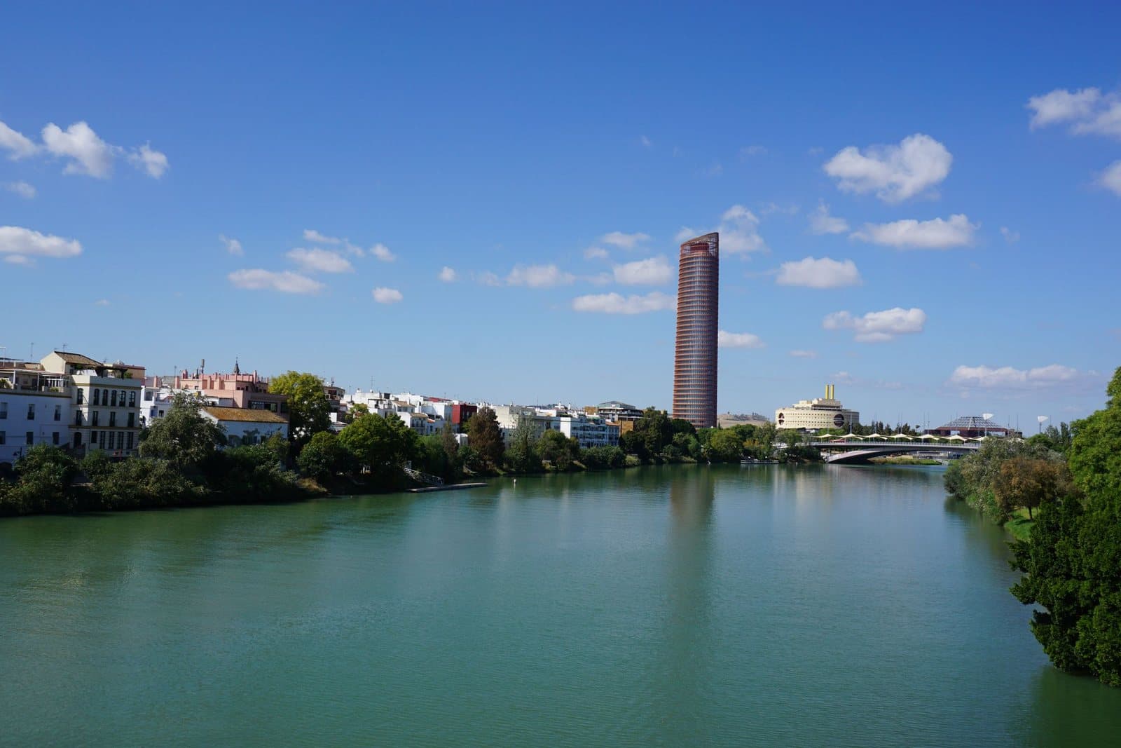 Torre Sevilla above the Guadalquivir river