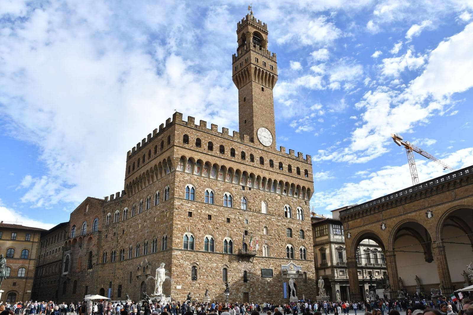 Palazzo Vecchio on Piazza della Signoria, a few minutes from the Bargello