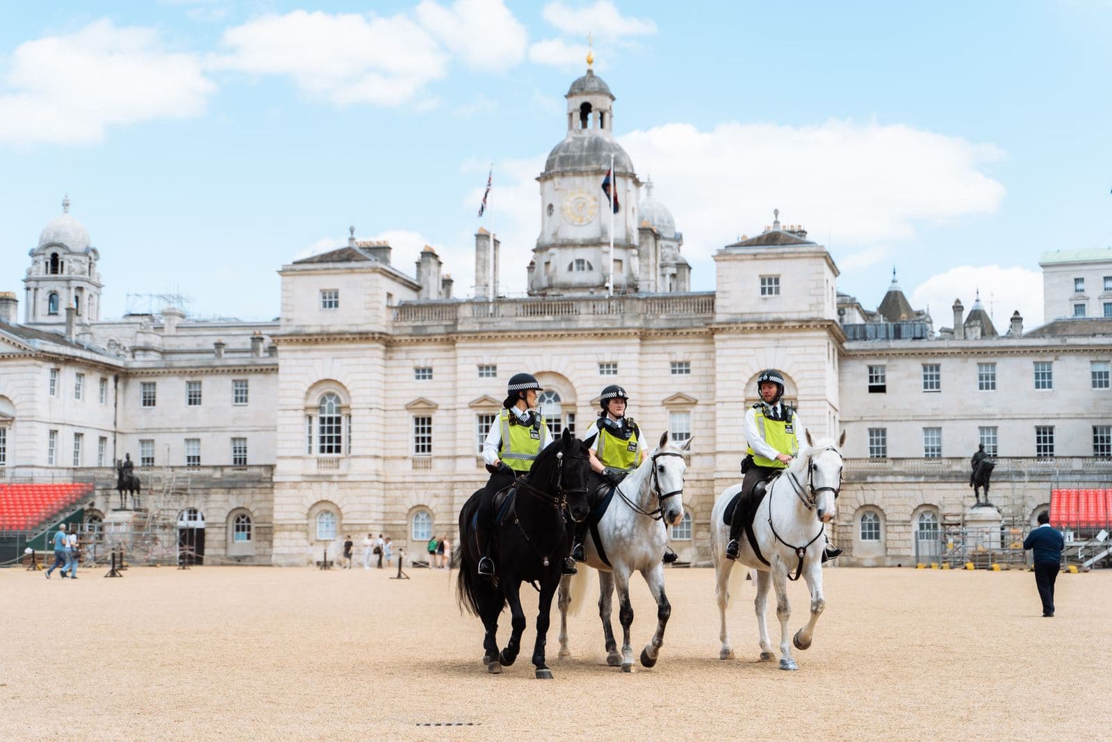 Horse Guards Parade, en Whitehall, cerca de las Churchill War Rooms