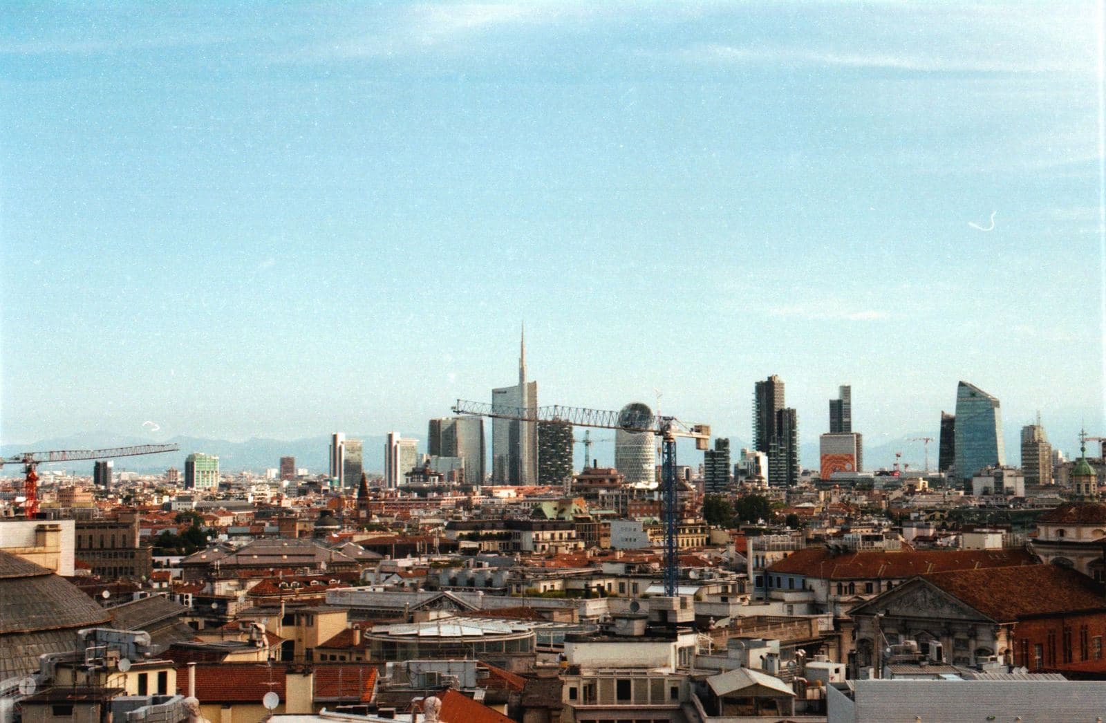 Modern Porta Nuova skyline in Milan