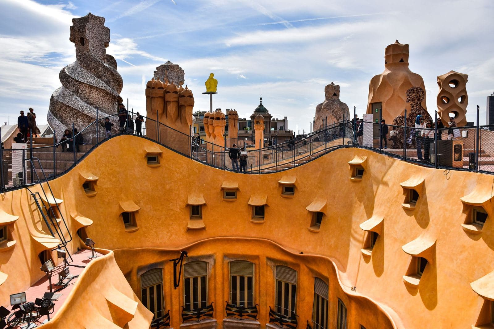 Chimeneas guerreras de la azotea de La Pedrera–Casa Milà