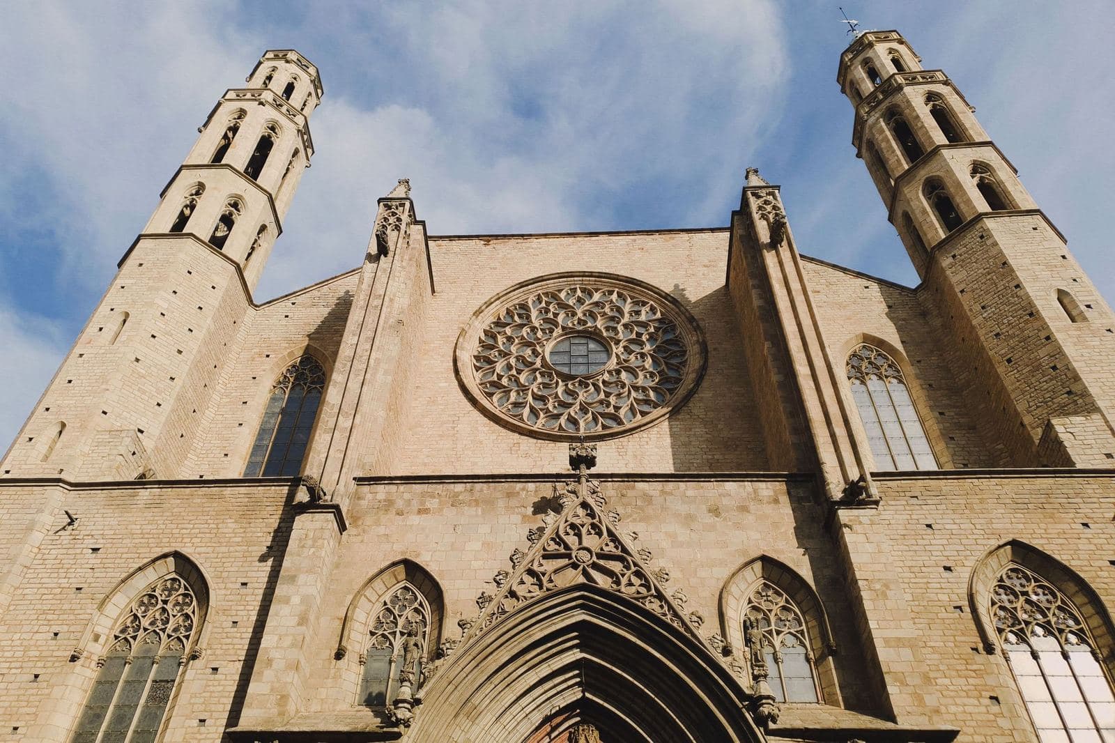 Rosace de Santa Maria del Mar à El Born, près du Museu Picasso