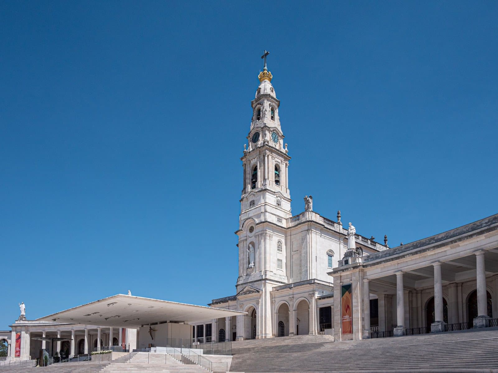 The Basilica of Our Lady of the Rosary at the Sanctuary of Fátima